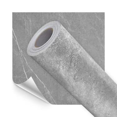 Imagem de Papel de Parede Lavavel Modelo Adesivo Mármore Gris Cinza 200x60cm - O