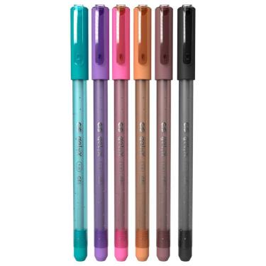 Imagem de Caneta Gel Cis Gelyx Glitter 6 Cores 1.0mm