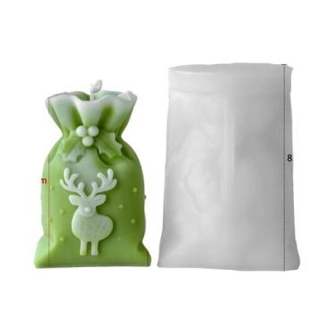 Imagem de Molde De Silicone Para Vela De Natal DIY Artesanal, Artesanato Em Cera