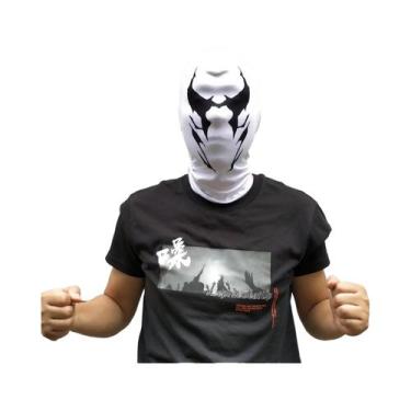 Imagem de Máscara Rorschach Ink Headgear Watchmen Para Halloween, Adereço De Cos