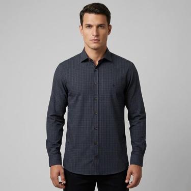Imagem de Camisa Dudalina Comfort Xadrez Masculino-Masculino