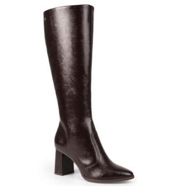 Imagem de Bota Cano Longo Mississipi J0841 Feminina - Café-Feminino