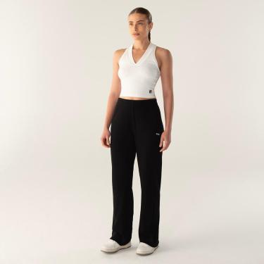 Imagem de Calça Fila Wide Essentials Rib Feminina-Feminino