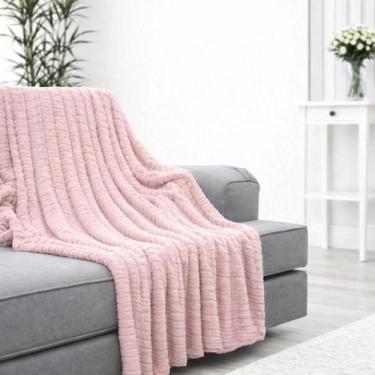 Imagem de Manta Casal Microfibra Soft Toque Aveludado e Suave Macia Coberta Maci