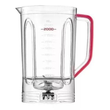 Imagem de Copo Para Liquidificador Mondial L-1000 / L-1200 Original, Vermelho