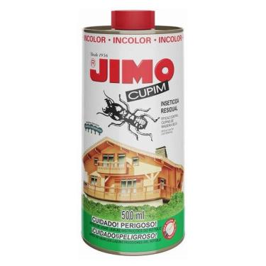 Imagem de Inseticida para Madeira Jimo Cupim Incolor 500ML Tratamento Preventivo e Curativo Alto...