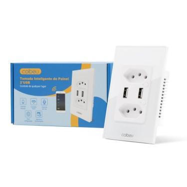 Imagem de Interruptor Inteligente Wi-Fi Touch CB3S Automação de Iluminação com Controle por Voz B...