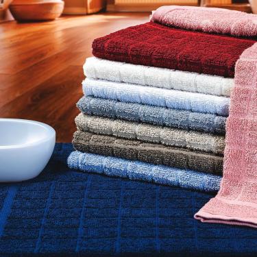 Imagem de Kit Toalha de Piso para Banheiro Linha Geométrico Felpudo 100% Algodão 44CM X 65CM 5 Pe...