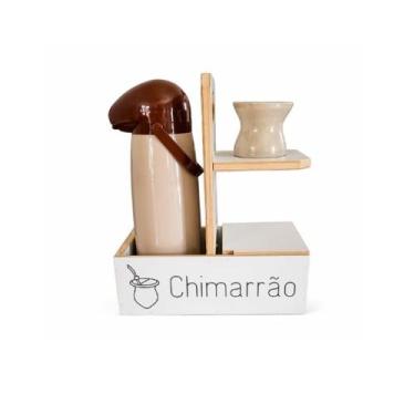 Imagem de Mateira Porta Chimarrão para Garrafa Térmica 2 lts Cuia e Erva Portáti