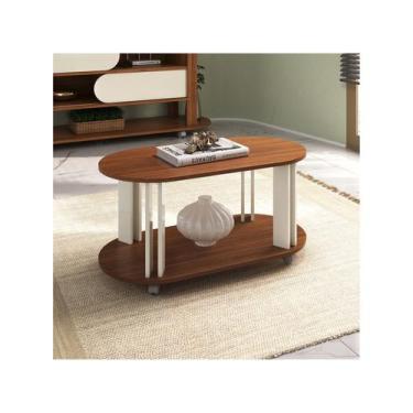 Imagem de Mesa De Centro Mundi Artely, Cedro e Off White