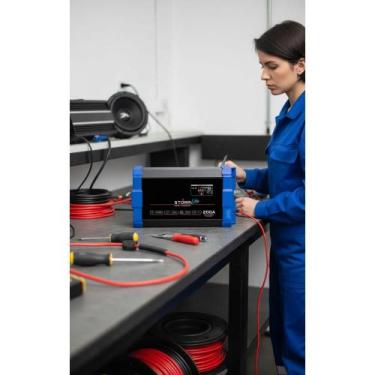 Imagem de Fonte 200A Bivolt Azul Som 10.000W RMS Carregador Potente - Congratula