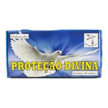Imagem de Defumador Natureza Proteção Divina Tablete  Proteção  Fé  Energia Espi