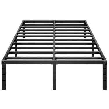 Imagem de Cama Box Estrado HLIPHA Casal 30 cm de Altura em Metal sem Box Spring