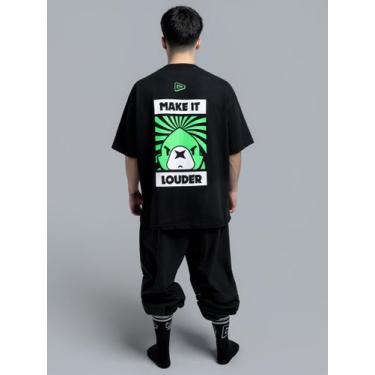 Imagem de Camiseta Oversized Preta Loud X Brawl Stars Tamanho:GG2Cor:Preto, GG2,