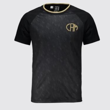 Imagem de Camisa Atlético Mineiro Eletrizante Masculina - Preto - Braziline, G