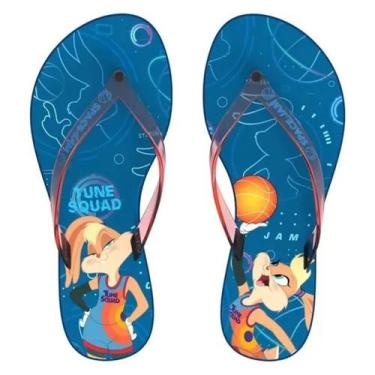 Imagem de Chinelo Infantil Menina Space Jam Conforto Casual - Grendene Kids, Azu