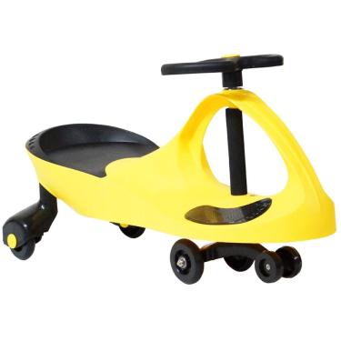 Imagem de Carrinho Rolimã Car com Giro Divertido Infantil Brinquedo Criança Importway BW-004 Amarelo