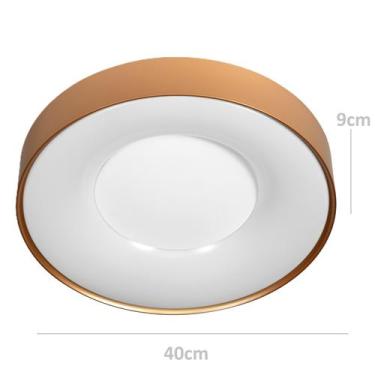 Imagem de Luminária de Teto para Sala 40cm 34w Led Integrado 3 Cores - Viena Luz