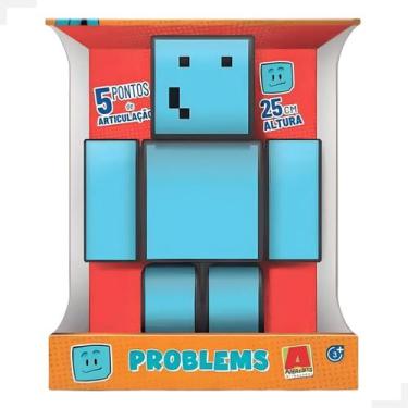 Imagem de Boneco Problems 25 Cm 3.03.1220 Azul Algazarra
