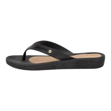 Imagem de TAMANCO TERRA &amp AGUA FEMININO FLAT CASUAL 210012 PRETO - Terra & Ág