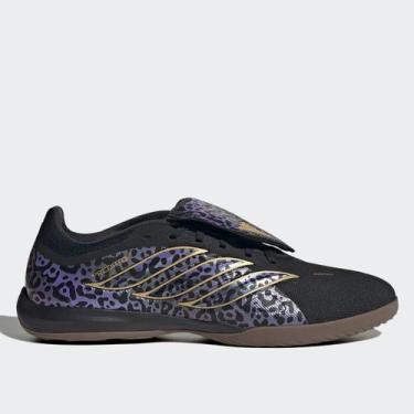 Imagem de Chuteira Futsal Adidas Predator League LIN Kaka, Preto, Dourado, 40