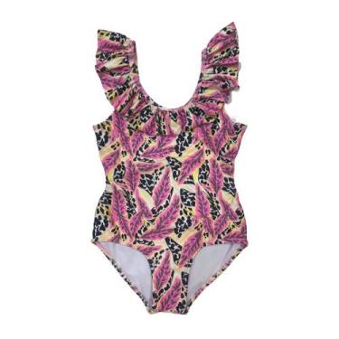 Imagem de Maiô Lycra Proteção UPF50+  Natação - Pink Tiger - Alto Verão 2024 - B