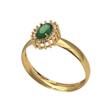 Imagem de Anel Feminino Estilo Formatura Em Ouro 18K - COMERCIAL