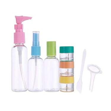 Imagem de Kit de frascos para viagem, com 8 unidades,Colorido. - MINISO
