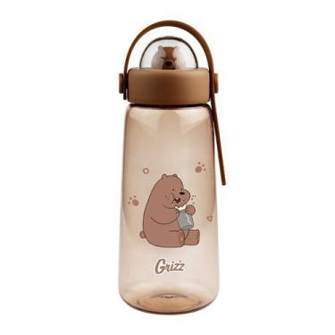 Imagem de Garrafa de plastico coleção we bare bears pardo 600 ml - MINISO