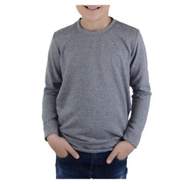 Imagem de Blusa Menino Ogochi Térmica Cinza Mescla - 005516, 12, Cinza