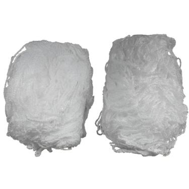 Imagem de Rede de Gol para Futebol Society Suíço 6m Fio 2mm Malha 15x15cm Polipropileno Seda Branco Matrix