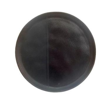 Imagem de Jogo 6 Pratos Rasos em Cerâmica Jantar Mesa Posta Preto 27cm - Prana D