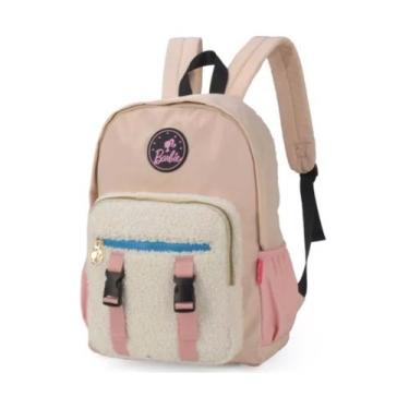 Imagem de Kit Mochila De Costas Luxcel Barbie Bege