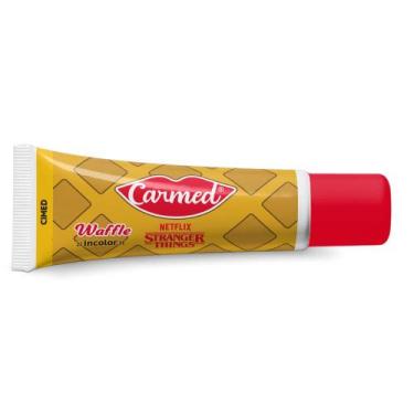 Imagem de Hidratante Labial Carmed Netflix Stranger Things Waffle Incolor 10g