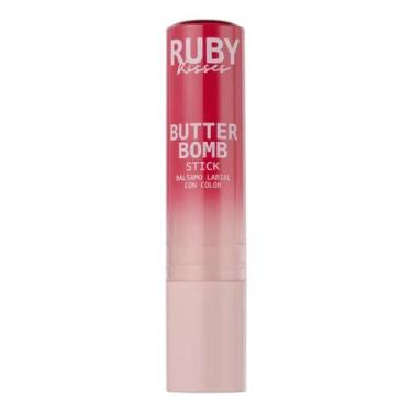 Imagem de Gloss stick butter bomb ruby kisses fig tarte - KISS NEW YORK