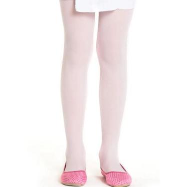 Imagem de Meia Calça Infantil Básica Opaca Fio 40 Branca TriFil