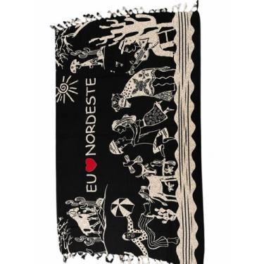 Imagem de CANGA I LOVE NORDESTE EM POLIESTER ilove2 - Preto - NoBrand, Unico, Pr
