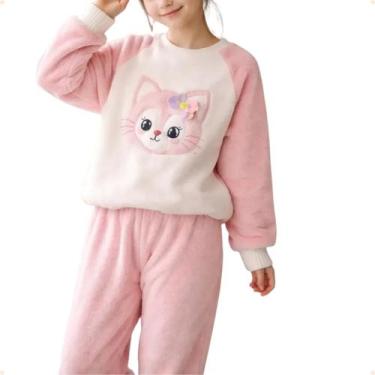 Imagem de Pijama Menina De Soft Fleece REF. PJ06183 - TUTITTI, Raposa, 3 a 4 ano