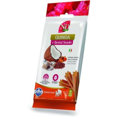 Imagem de Petisco N&D Quinoa Dental sabor Arenque Coco e Cúrcuma para Cães de Ra
