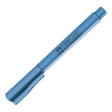 Imagem de Kit c/ 6 Pincel Marca Texto Azul Grifpen Faber-castell - FABER CASTELL
