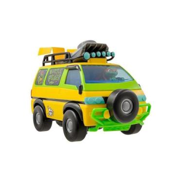 Imagem de Veículo Controle Remoto 7 Funções Tartarugas Ninja Furgão Pizza Blaste