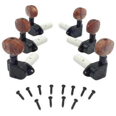 Imagem de Tarraxa Pino Grosso Violão Clássico J508BW BK Spirit KOREA