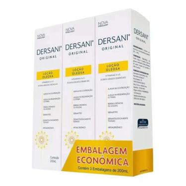 Imagem de Dersani Original Loção Oleosa Corporal Emb Econômica 3x200ml - Congrat
