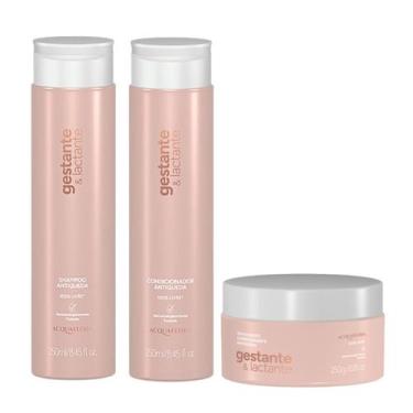 Imagem de Kit Acquaflora Gestante e Lactante Sh+Cond+Masc 250g