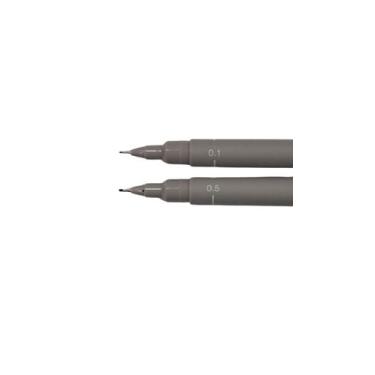 Imagem de Caneta Uniball Mitsubishi Pin Fine Line - UNI PIN, Cinza Claro, 0,1