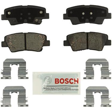 Imagem de Bosch BE1313H Blue Disc Brake Pad Set with Hardware for Select Hyundai Sonata and Kia Amanti, Soul - REAR