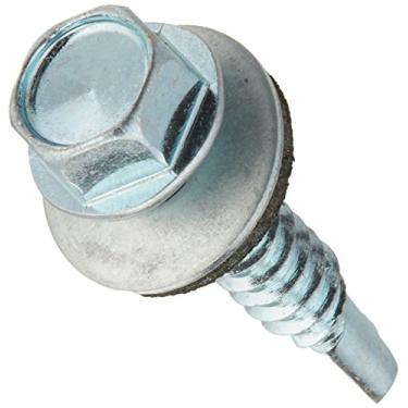 Imagem de The Hillman Group 561053 1/4-14 polegadas x 1-1/4 polegadas arruela neoprene parafuso autoperfurante, pacote com 100