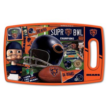 Imagem de YouTheFan Tábua de corte NFL Chicago Bears Retro Series, média