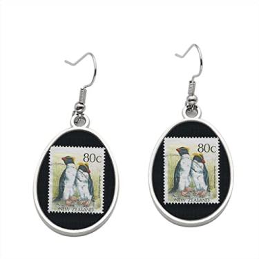 Imagem de Fiordland Brinco de pinguim com crista – Brincos com pingente para meninas – Presente de festa de aniversário dos namorados