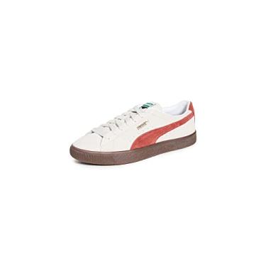 Imagem de PUMA Select Men's Suede Vintage Sneakers, Pristine-Chili Oil-Gum, Red, 11.5 Medium US